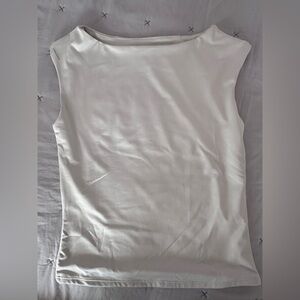 Chic White Sleeveless Tank Top